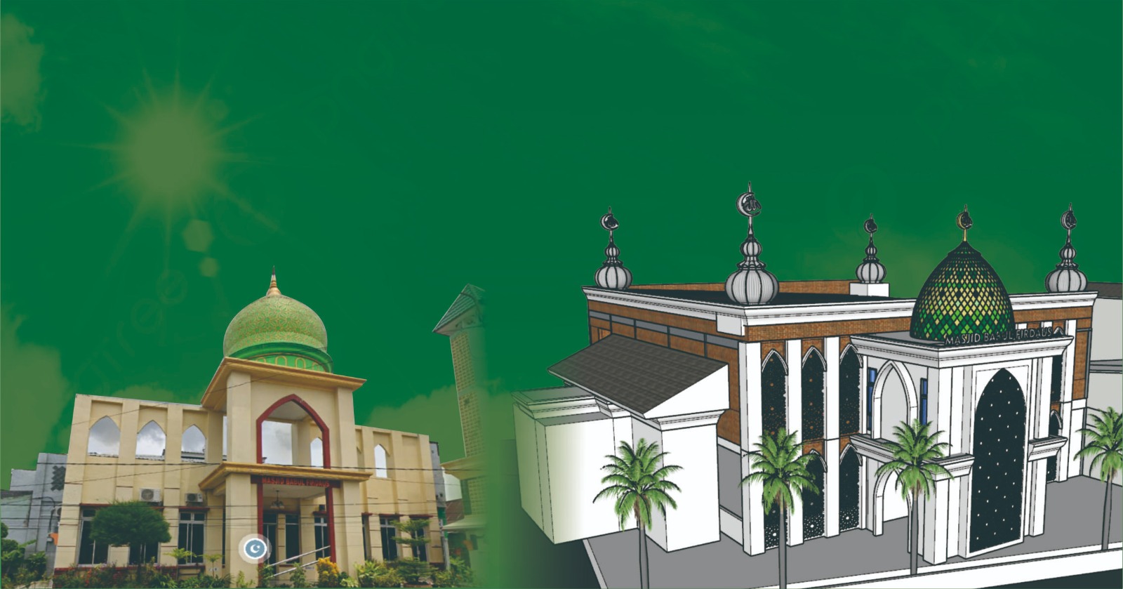 Banner Masjid Babul Firdaus